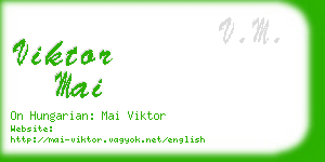 viktor mai business card